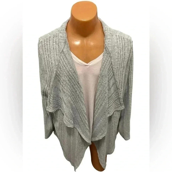 SHEIN LUNE Waterfall Collar Open Front Cardigan 4XL T-shirt not included. - Picture 1 of 10
